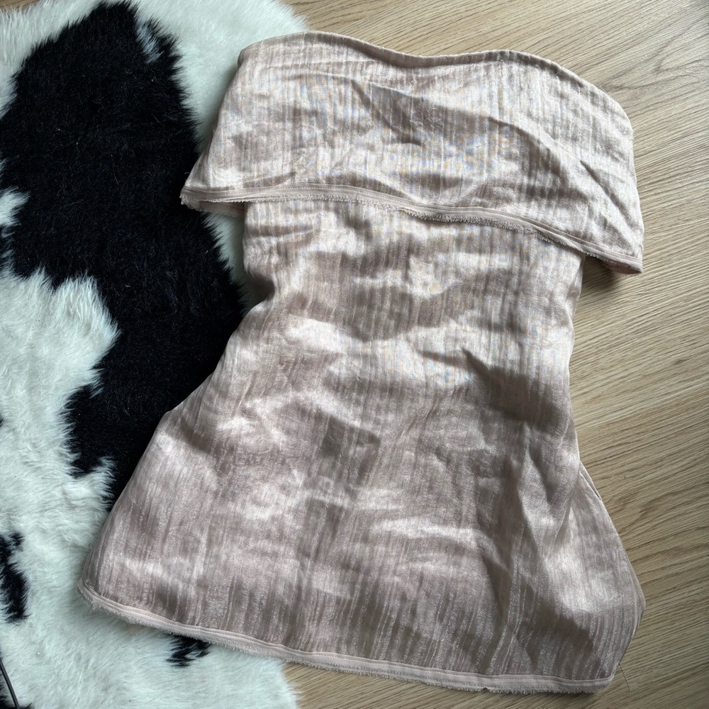 BCBGMAXAZRIA strapless mini dress